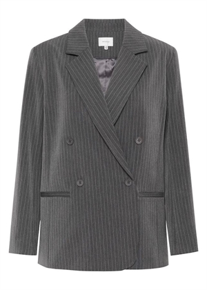 Joelle mel.pinstripe blazer Grey Pinstripe Gestuz 